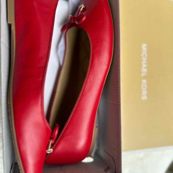 Michael Kors Women’s Ballet Flats Red - Picture 9 of 11